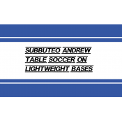 Subbuteo Andrew Table Soccer on Lightweight Bases (107)